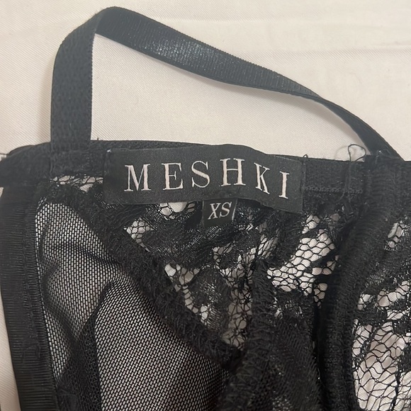 Popular Meshki Black Valerie Lace Bodysuit - Picture 5 of 6